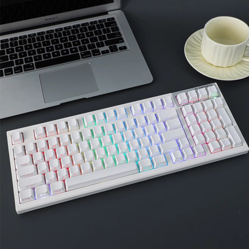 Pure White Keycaps